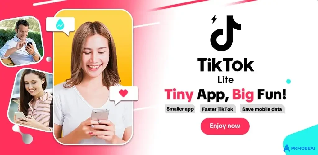 TikTok Lite – توفير البيانات background