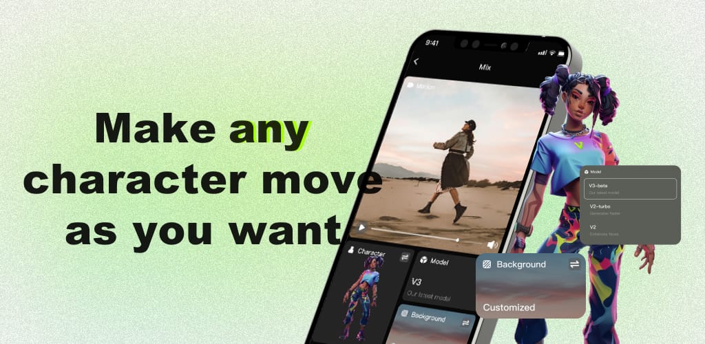 Viggle AI: Meme Maker background