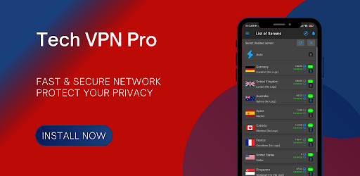 Tech VPN Pro background