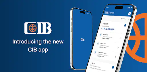 CIB Mobile Banking App background
