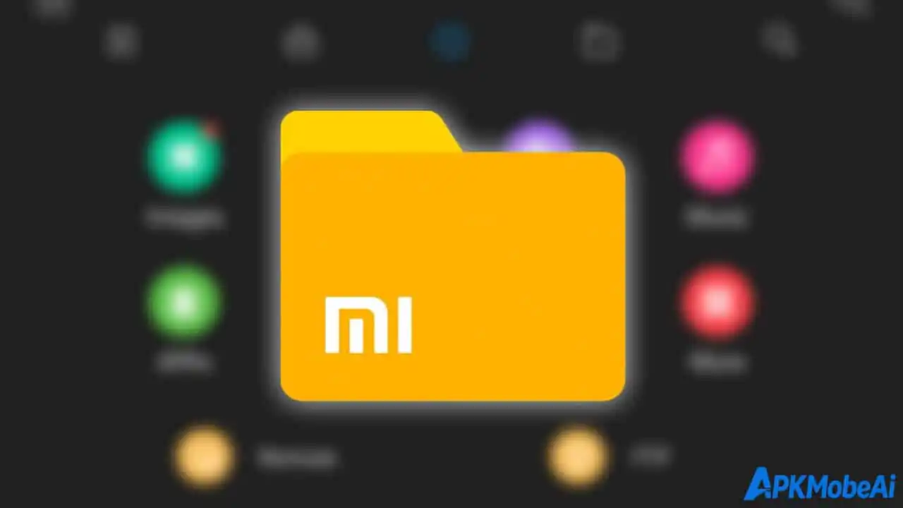 Mi File Manager background