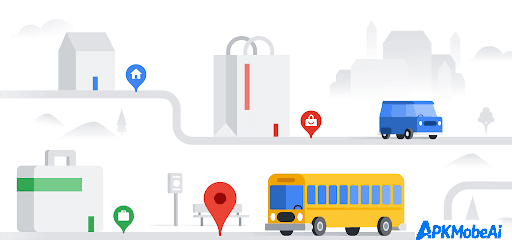 Google Maps Go background